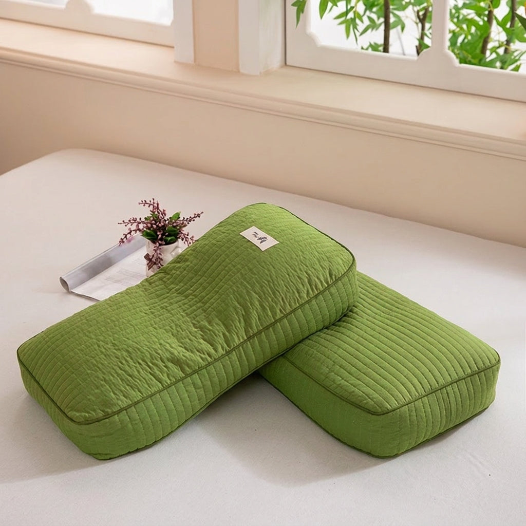 Adjustable Buckwheat Hull Pillow for Back and Side Sleeping | Adjust Height to Your Exact Fit | Bed Pillows
