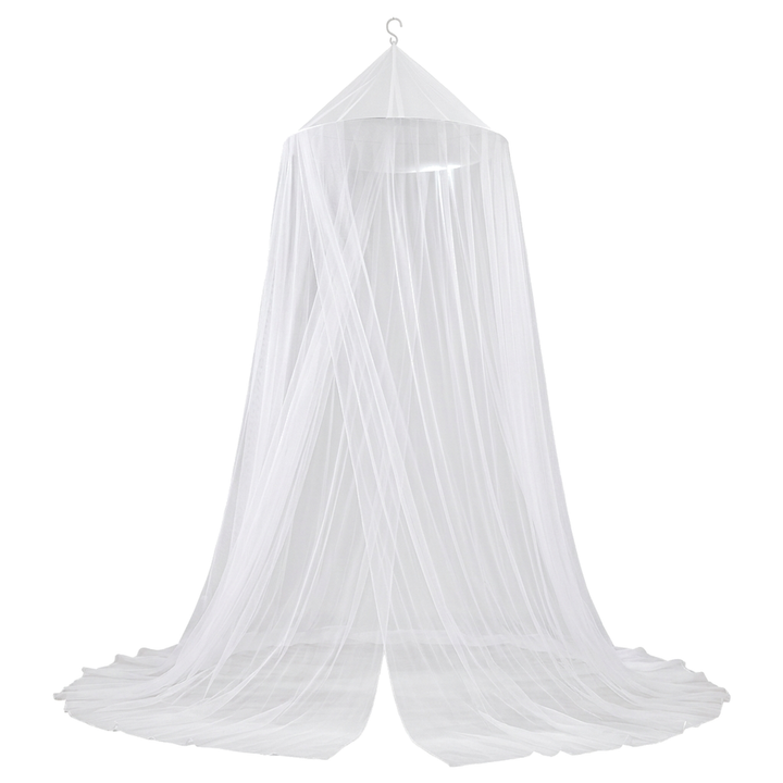 Large Dome Hanging Mosquito Net Bed Canopy for Queen, King and Twin Beds | Light Mesh Protection for Warm Nights | Bed Canopies