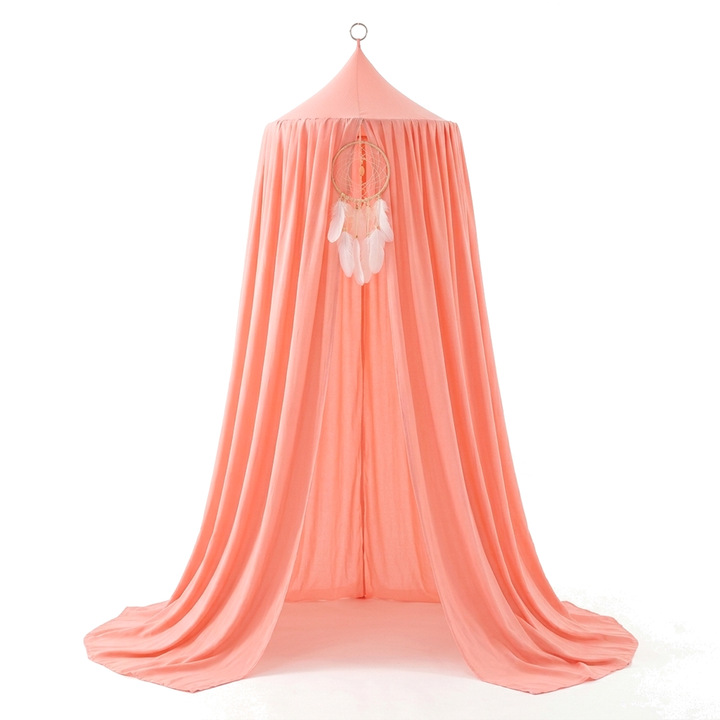 Kids Dome Castle Bed Canopy and Mosquito Net Tent in Breathable Mesh | Castle Dreams and Airy Protection | Bed Canopies