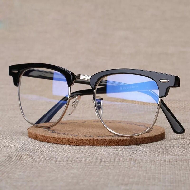 Anti-Glare Blue Light Blocking Glasses with UV Coating, Ultra-Light Frame | Clear-View Screen Glasses, Only 22.7 g | Blue Light Glasses