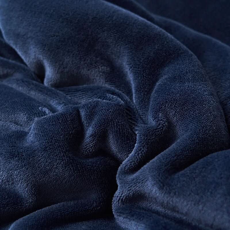 Reversible Sherpa and Fleece Blanket for Bed and Sofa in Four Sizes | Two Textures: Fleece and Sherpa | Throw Blankets