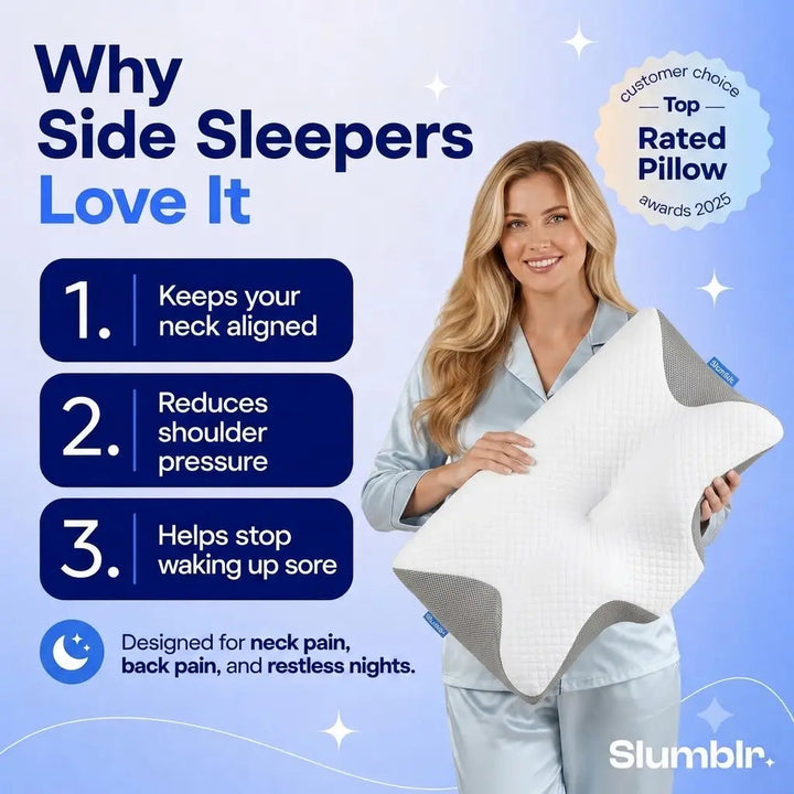 Contour Relief Memory Foam Pillow for Neck and Spine Support | Neck and Spine Comfort | Bed Pillows