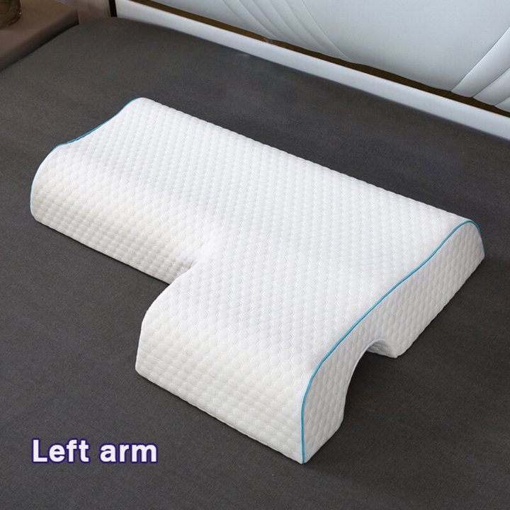 Side Sleeper Shoulder Pillow with Arm Pocket and Cooling Gel Foam | Arm Pocket Keeps Shoulders Comfortable | Bed Pillows
