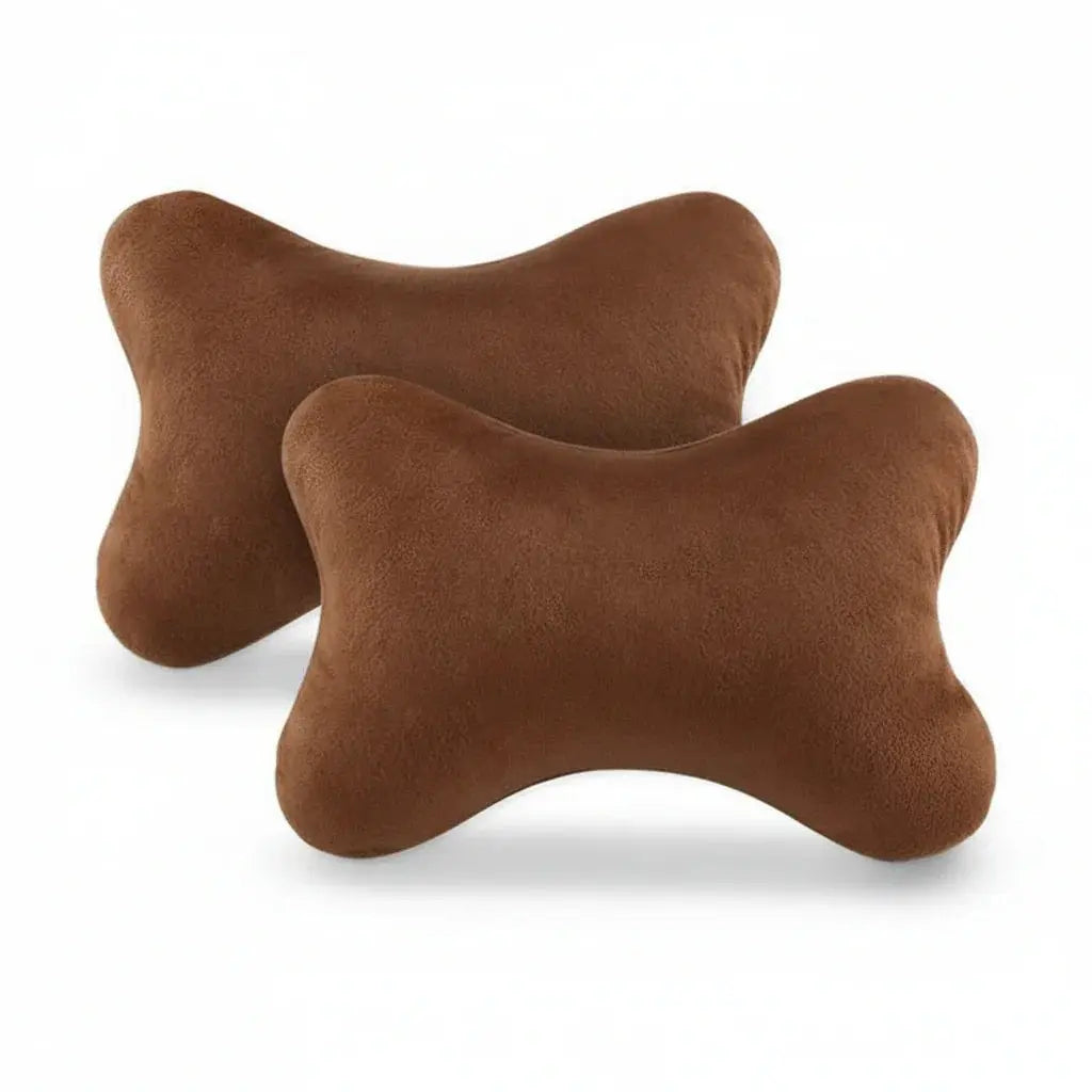 Mini Cotton Travel Comfort Pillows, Set of 2 Compact Pillows | Compact Pillows for Travel and Rest | Travel Pillows