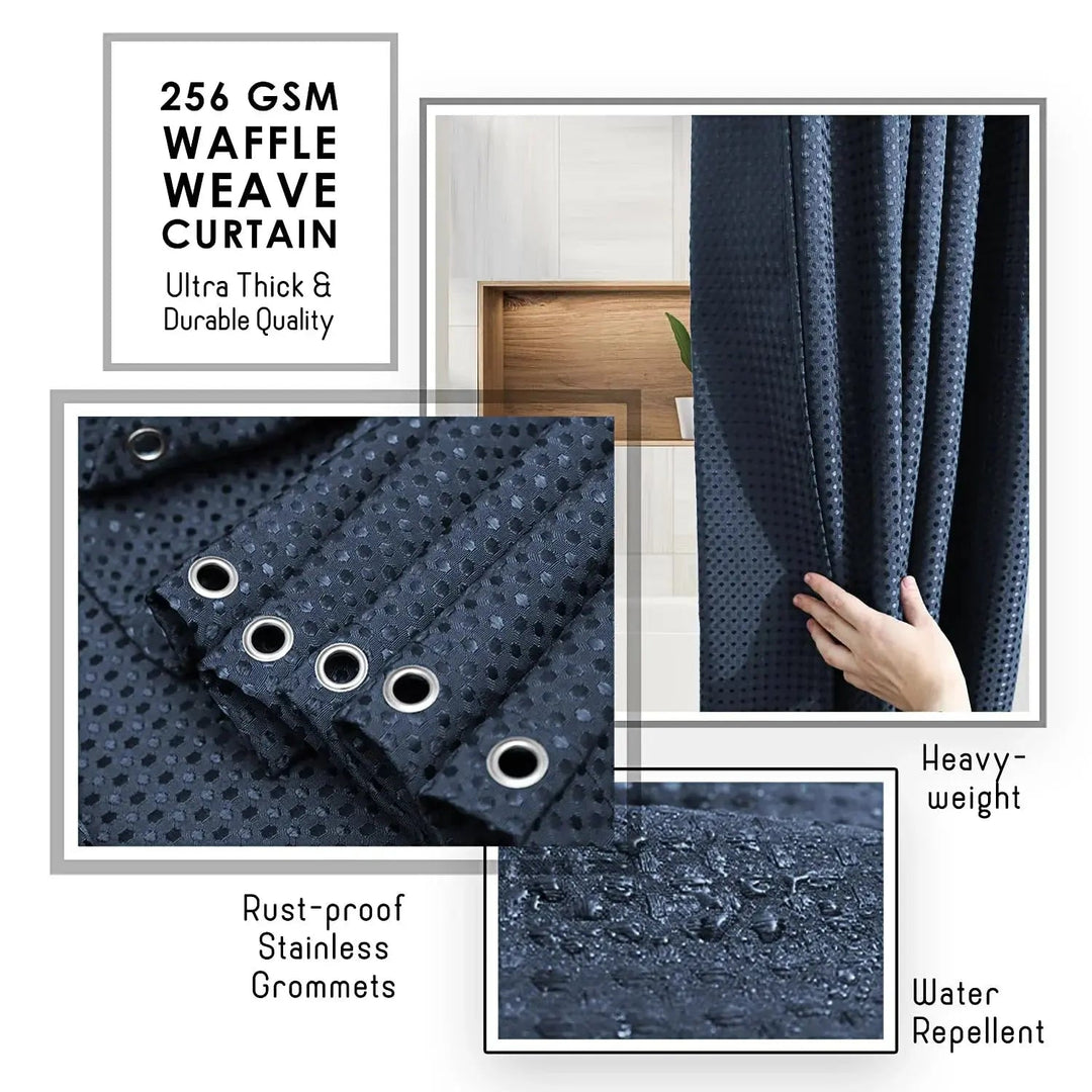 Thermal Coated Blackout Curtain Set for Bedroom and Living Room | Thermal Lined Curtains for Light Control | Blackout Curtains