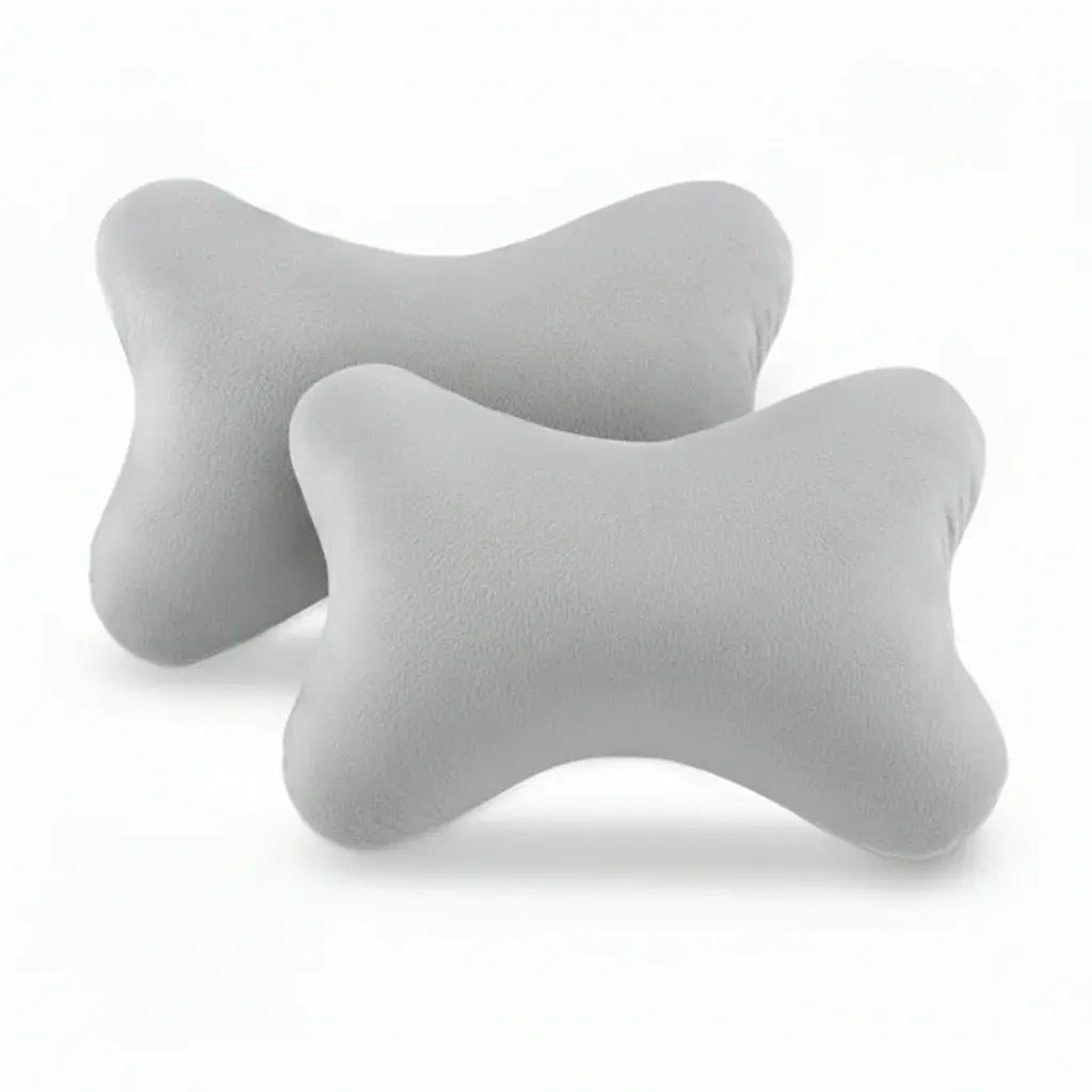Mini Cotton Travel Comfort Pillows, Set of 2 in 8x12 Inch Size | Small Travel Pillow Pair | Travel Pillows