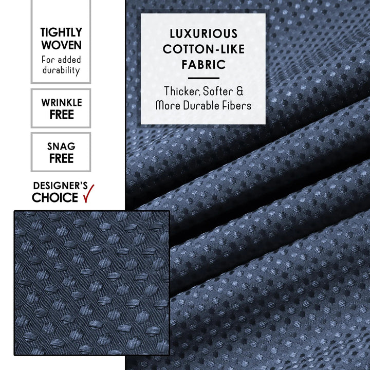 Thermal Coated Blackout Curtain Set for Bedroom and Living Room | Thermal Lined Curtains for Light Control | Blackout Curtains