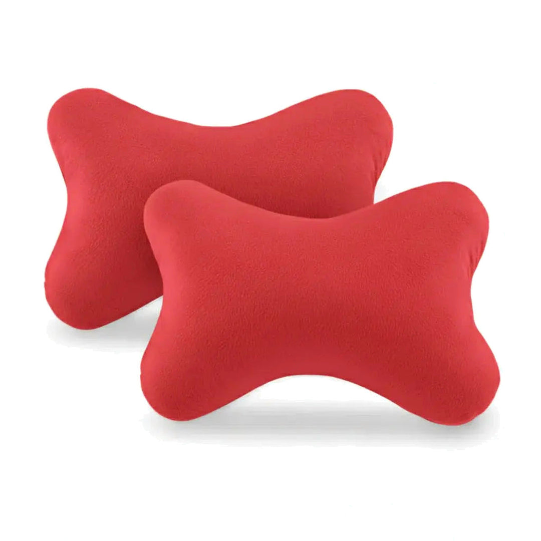 Mini Cotton Travel Comfort Pillows, Set of 2 Compact Pillows | Compact Pillows for Travel and Rest | Travel Pillows