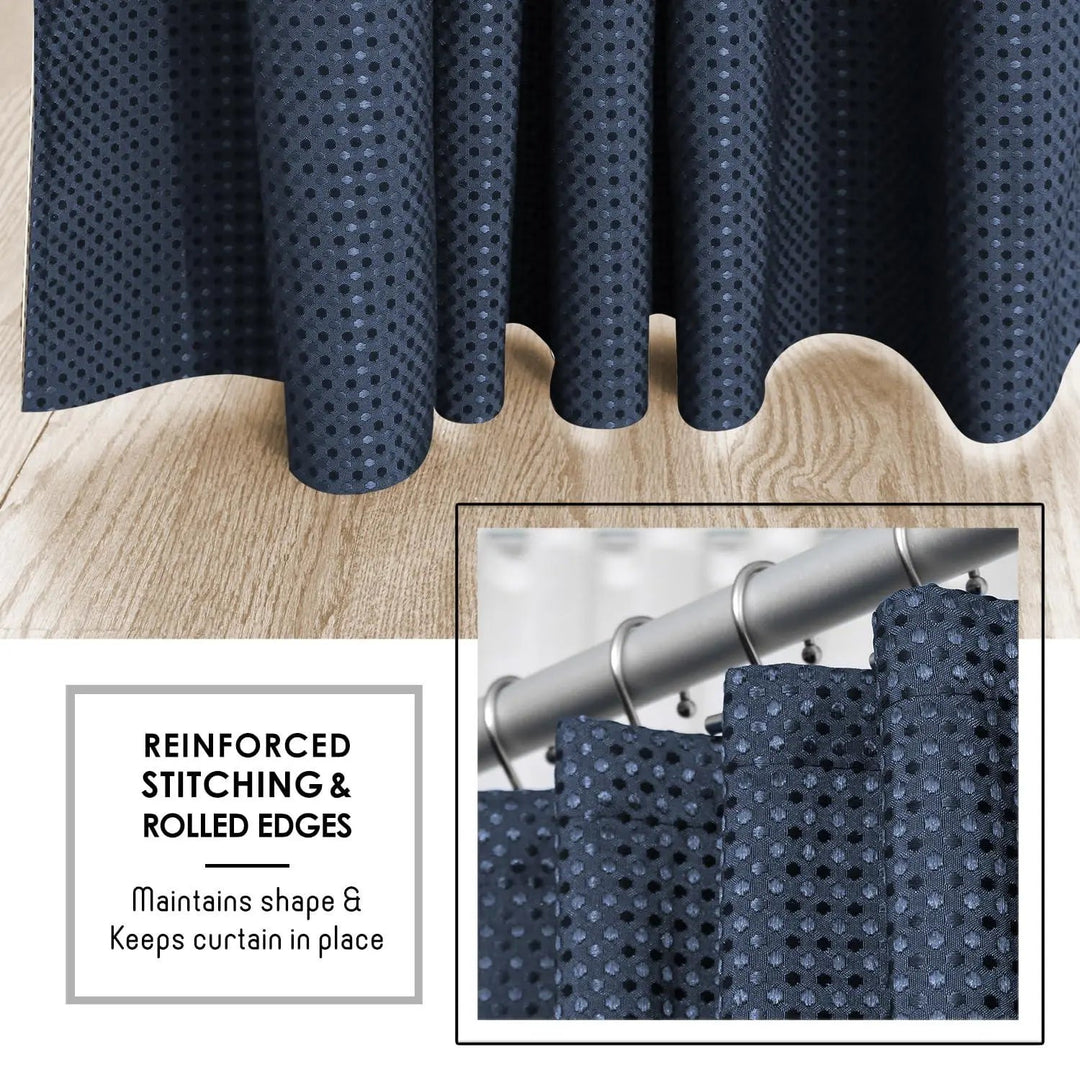 Thermal Coated Blackout Curtain Set for Bedroom and Living Room | Thermal Lined Curtains for Light Control | Blackout Curtains