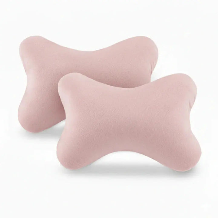 Mini Cotton Travel Comfort Pillows, Set of 2 Compact Pillows | Compact Pillows for Travel and Rest | Travel Pillows
