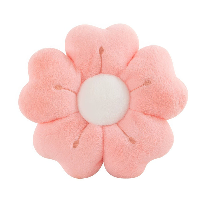 Plush Flower Shaped Throw Pillow in Pastel Petals, Two Sizes | Soft Petal Pillow in Pastels | Plush Pillows