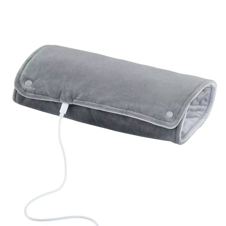 Machine Washable USB Heated Mat with Microplush Fabric | USB Warmth for Desk and Travel | Heating Pads