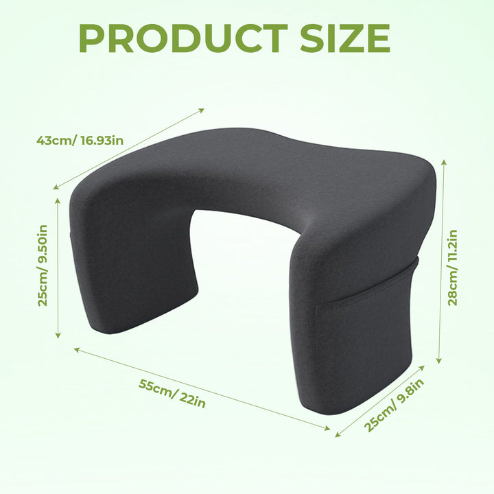 Reading and Lap Desk Pillow with Backrest for Work, Gaming and Crafts | Backrest and Lap Desk in One | Bed Pillows