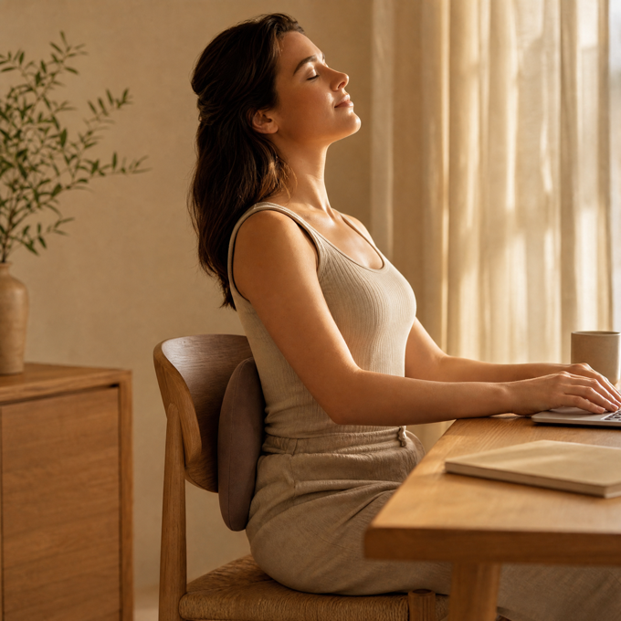 Contoured Memory Foam Lumbar Sleep Pillow for Bed and Office Chair | Fills the Gap Under Your Lower Back | Lumbar Pillows