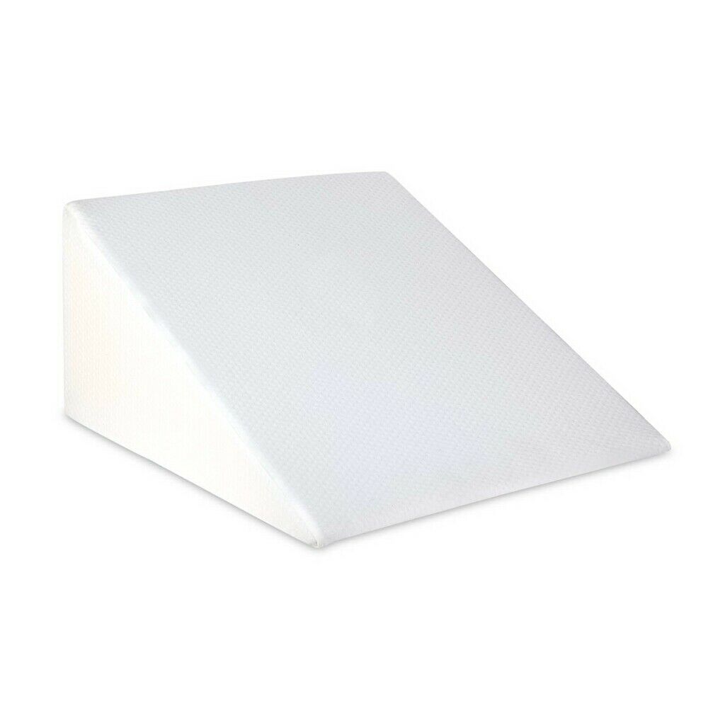 Orthopedic Cooling Gel Memory Foam Wedge Pillow with Washable Cover | Dual-Layer Wedge for Back and Neck | Wedge Pillows
