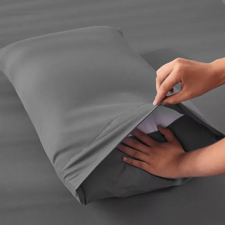 Luxury 500 Thread Count Microfiber Satin Sheet Set | Buttery Soft, Breathable Sheets | Bedding Sets