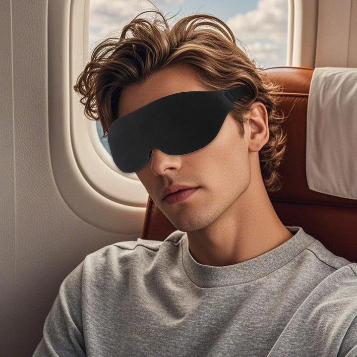 Sleep Set Combo with Padded Eye Mask and Noise-Reducing Earplugs | Dark and Quiet in a Single Set | Sleep Masks