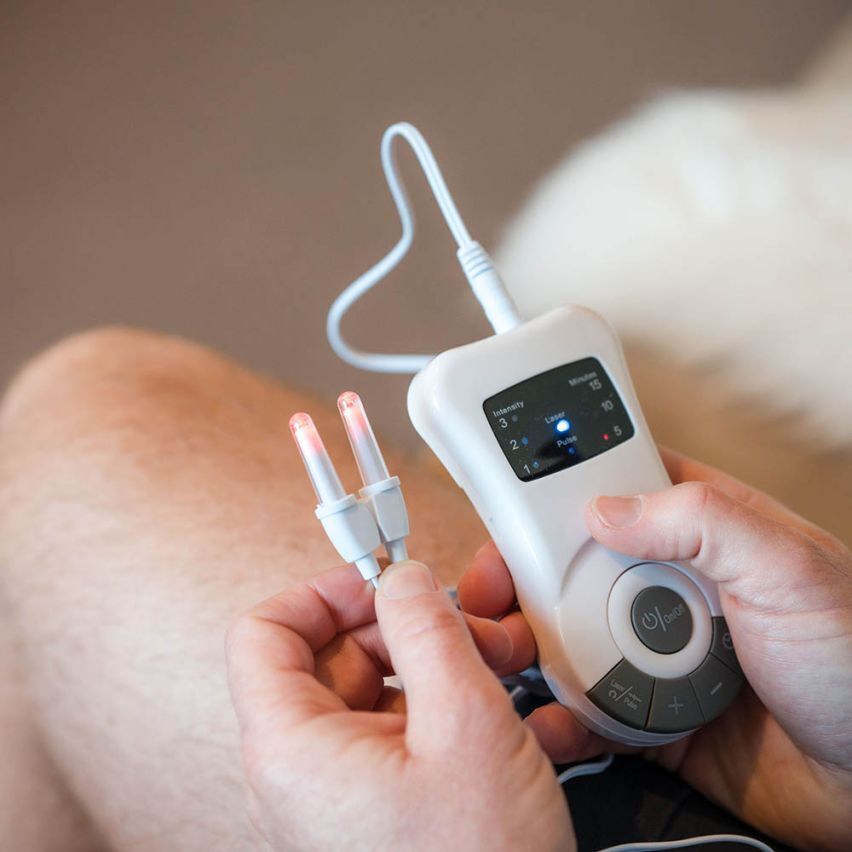 Portable Red Light Nasal Clip Wellness Device with Pulse Massage | Red Light and Pulse in One Clip | Wellness Devices