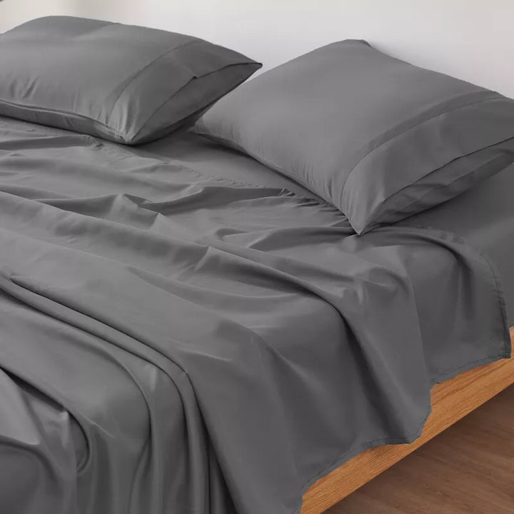 Soft Microfibre Sheet Set with Satin Finish and Deep Fit | Hotel-Style Softness in Four Sizes | Bedding Sets