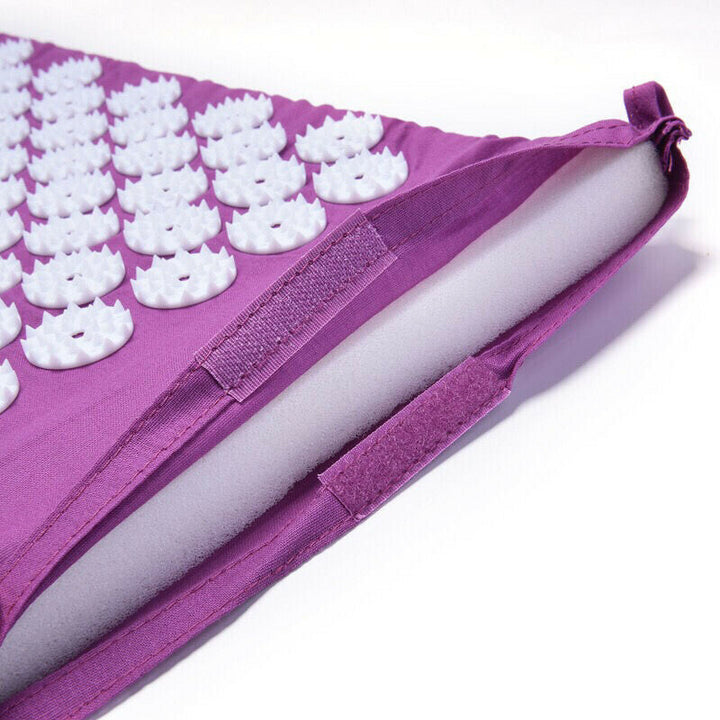 Acupressure Mat and Pillow Set with Hundreds of Pressure Points | Prickle-Point Relaxation Mat and Pillow | Acupressure Mats