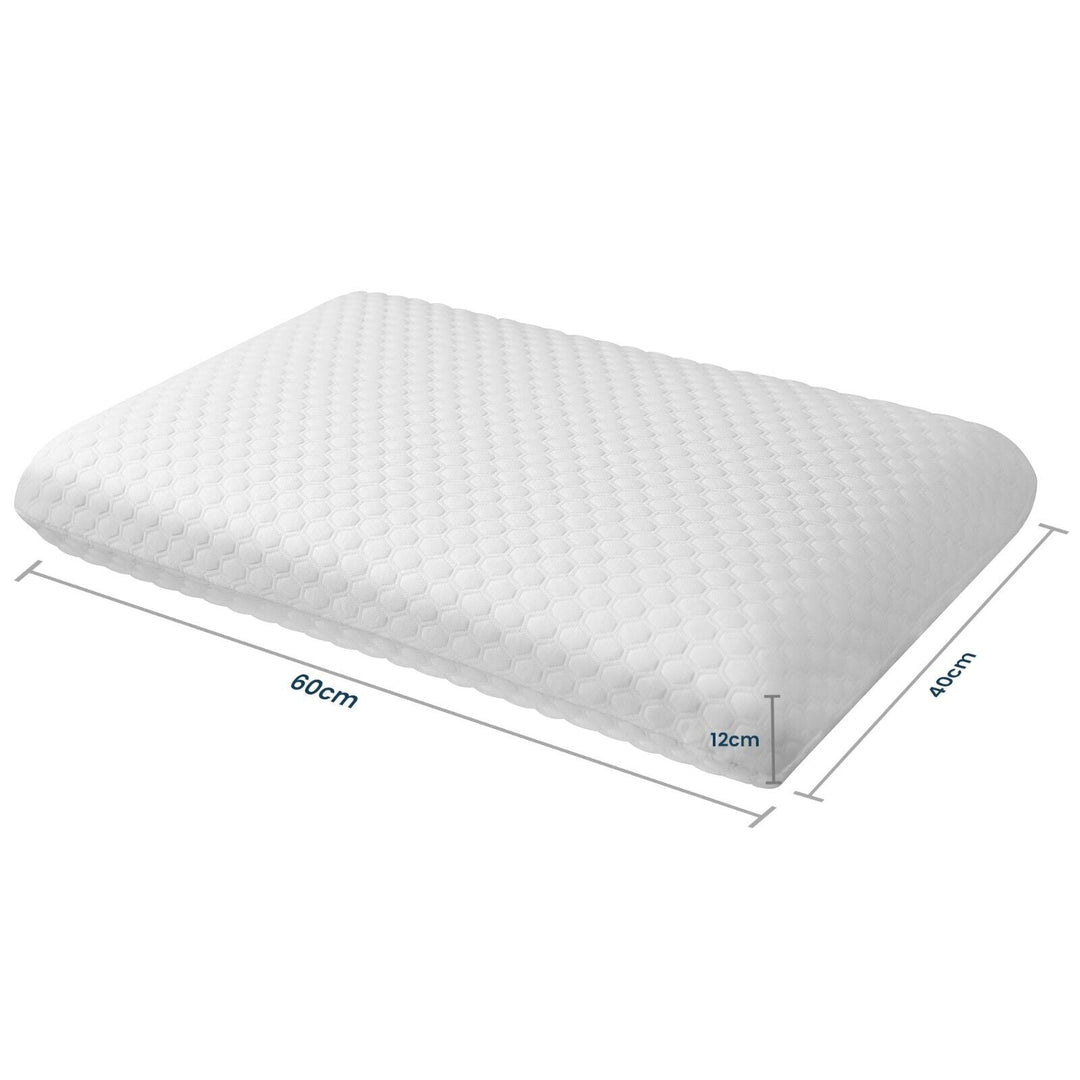Gel Foam Pillow with Air-Flow Holes for Cool Sleep | Cooler Sleep With Ventilation | Bed Pillows