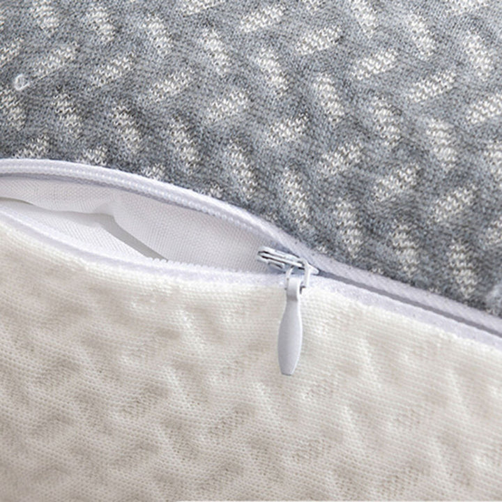 Ergonomic Cervical Pillow with 1100g Hollow Microfibre Fill for All Sleepers | Plush Support for Every Position | Bed Pillows