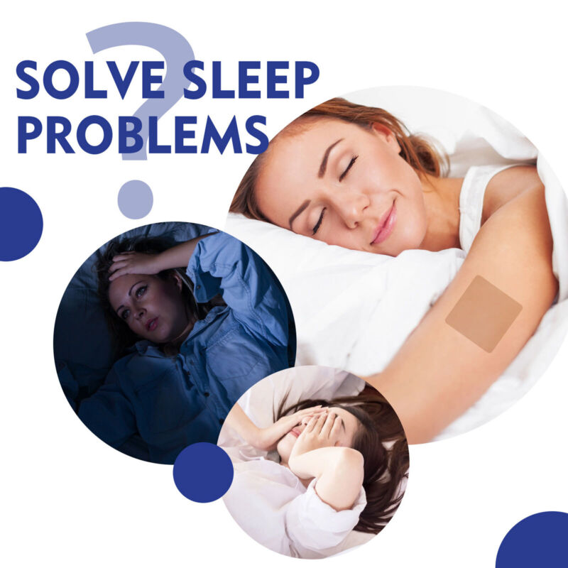 Bedtime Night Patches with Lavender, Chamomile and Melatonin, 48 Count | Night Patches for a Calmer Routine | Sleep Aids
