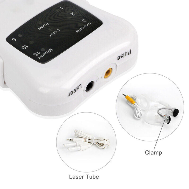 Portable Red Light Nasal Clip Wellness Device with Pulse Massage | Red Light and Pulse in One Clip | Wellness Devices