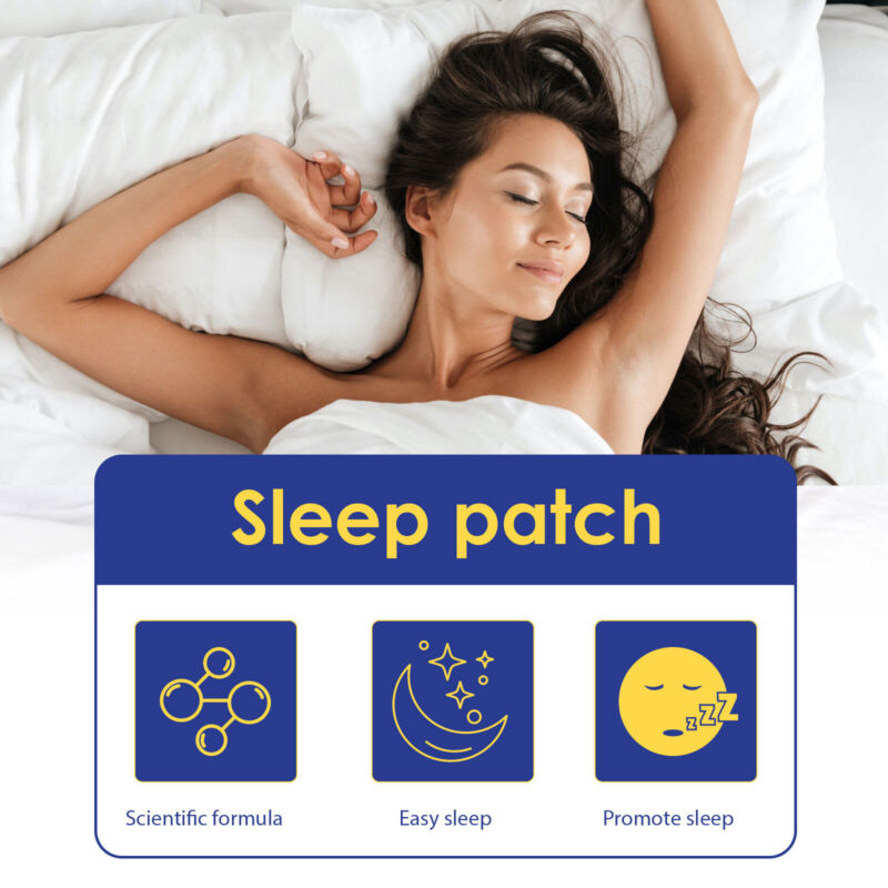 Bedtime Night Patches with Lavender, Chamomile and Melatonin, 48 Count | Night Patches for a Calmer Routine | Sleep Aids