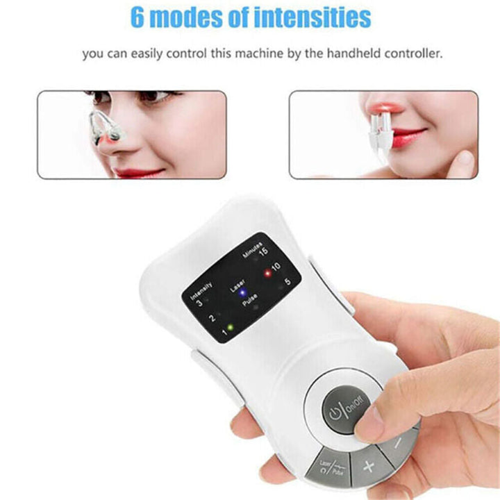 Portable Red Light Nasal Clip Wellness Device with Pulse Massage | Red Light and Pulse in One Clip | Wellness Devices