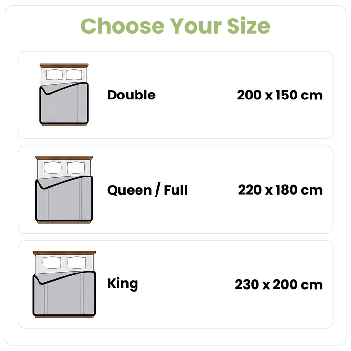 Ice Cooling Blanket for Hot Sleepers in Three Sizes | Cool Comfort on Warm Nights | Cooling Blankets