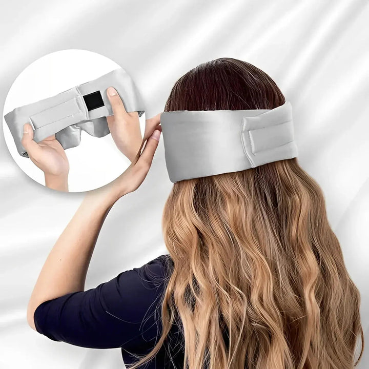 Silky Satin Deep Sleep Eye Mask with Adjustable Strap | Smooth, Full-Coverage Eye Comfort | Sleep Masks