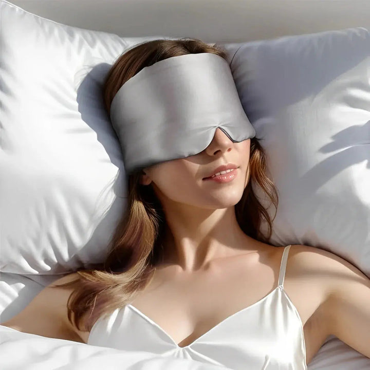 Silky Satin Sleep Mask with Adjustable Strap for Total Darkness | Block Light for Deeper Rest | Sleep Masks