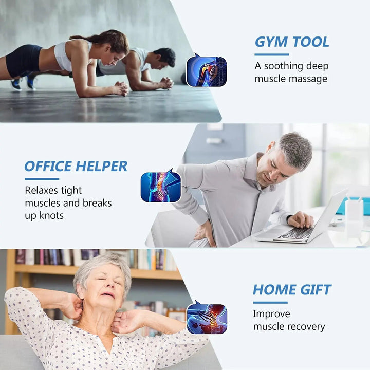 Mini Manual Massage Roller Ball with Free 360 Degree Spin | Handheld Roller for Quick Relief | Massagers