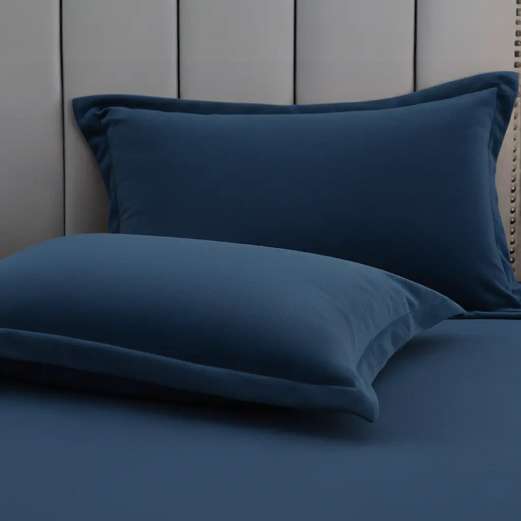Coral Fleece Winter Pillowcase Set with Hidden Zipper, 48x74cm, 2 Pcs | Warm Fleece Pillow Covers | Pillowcases