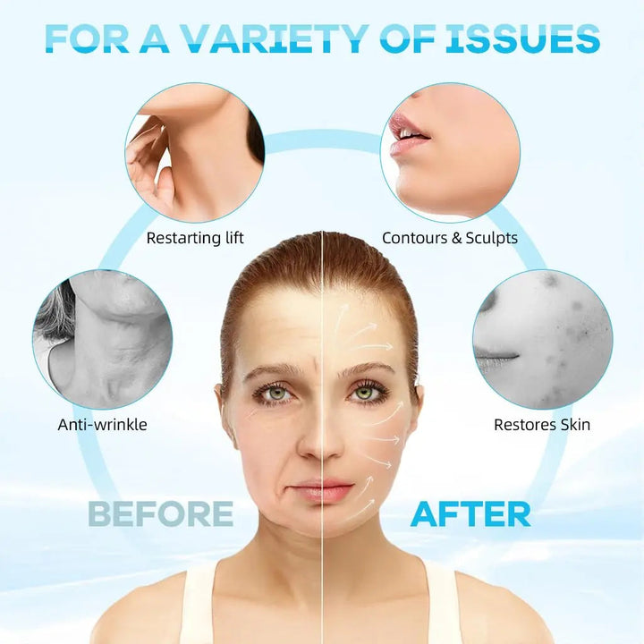Reusable Silicone Facial Contour Strap with Adjustable Wrap, Latex Free | Soft Reusable Contour Strap | Facial Straps