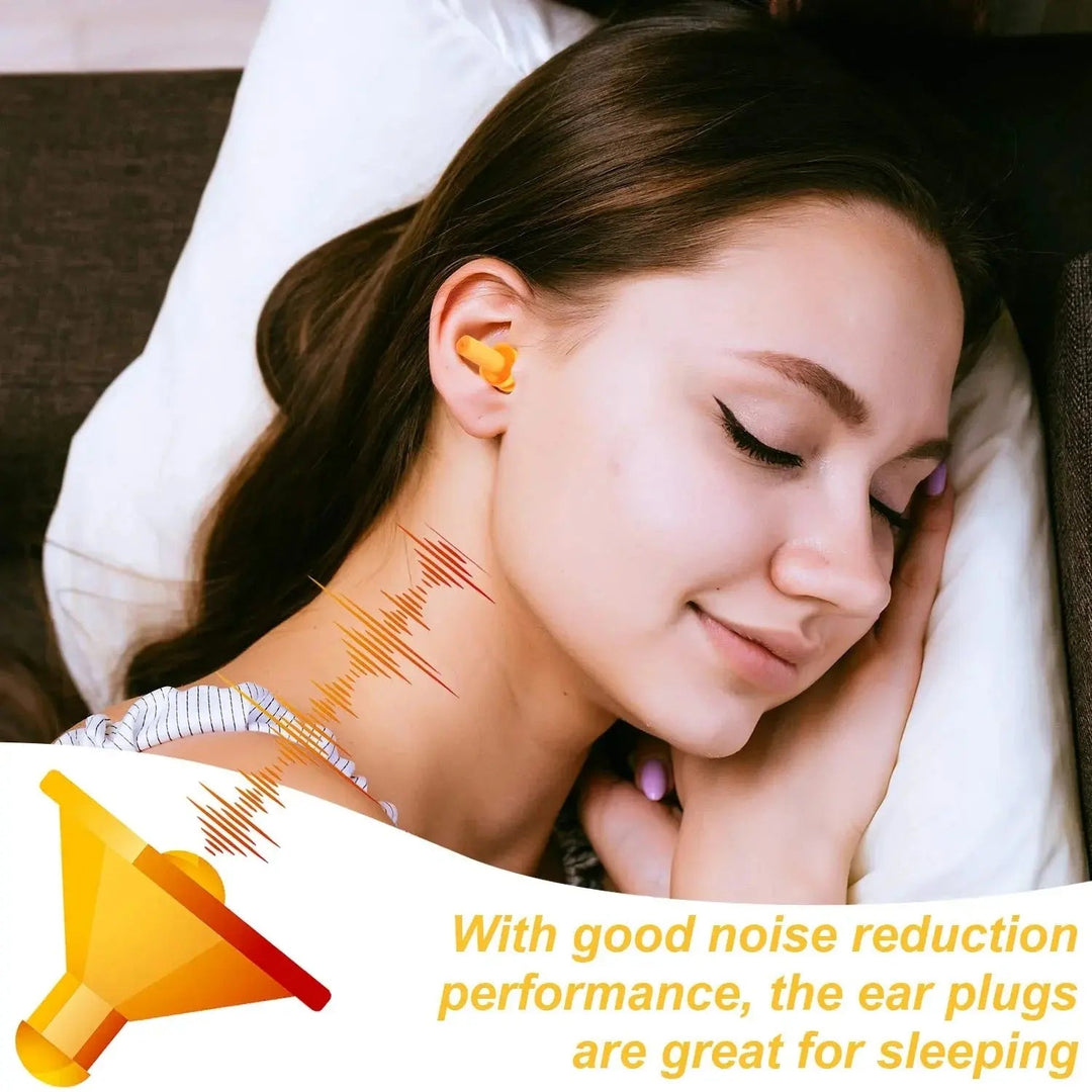 Moldable Silicone Earplugs with Cord for Sleeping and Swimming, Reusable Packs | Reusable Earplugs With Safety Cord | Earplugs