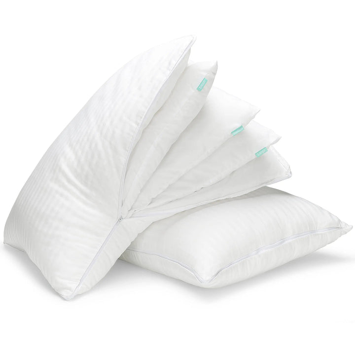 Luxury Adjustable Layer Cooling Pillow, Queen 50x75cm, Add or Remove Fill | Adjust Height and Firmness | Bed Pillows