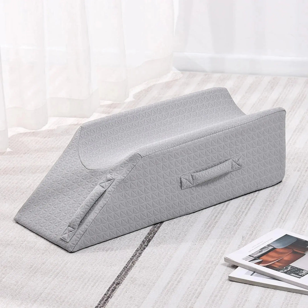 Adjustable Elevation Wedge Cushion, U-Shaped Memory Foam, Velvet Cover | U-Shaped Incline Wedge Pillow | Wedge Pillows