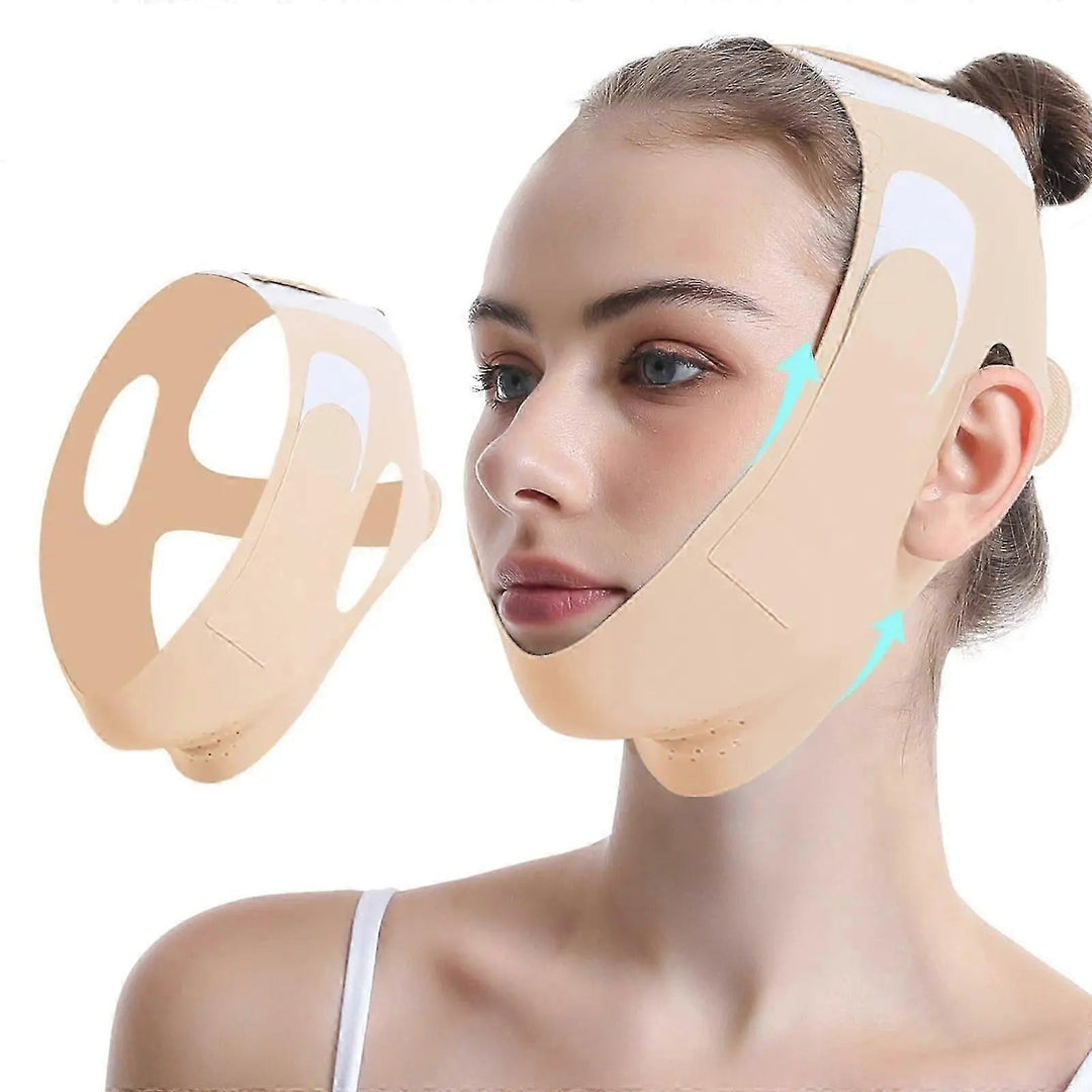 Reusable Silicone Facial Contour Strap with Adjustable Wrap, Latex Free | Soft Reusable Contour Strap | Facial Straps