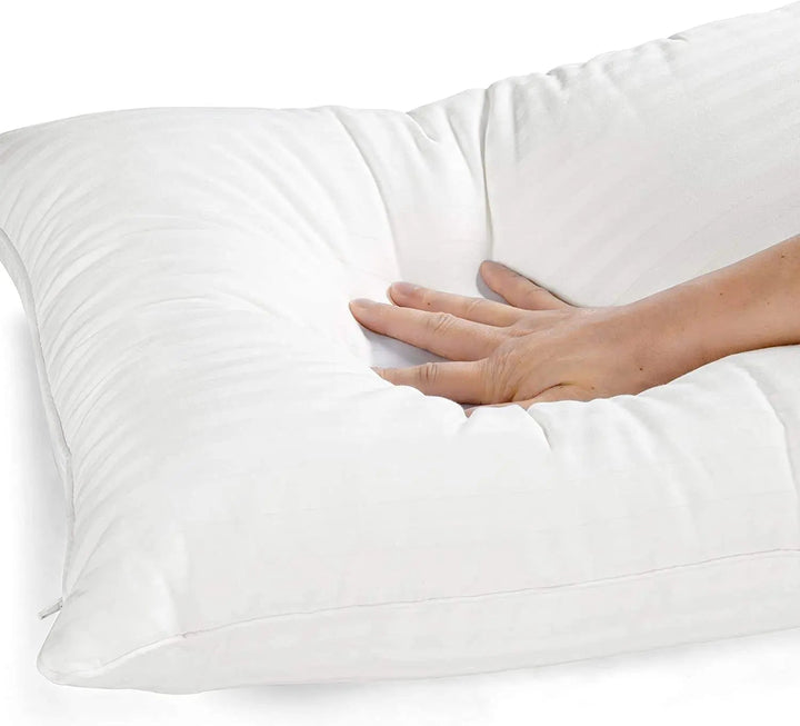 Luxury Adjustable Layer Cooling Pillow, Queen 50x75cm, Add or Remove Fill | Adjust Height and Firmness | Bed Pillows