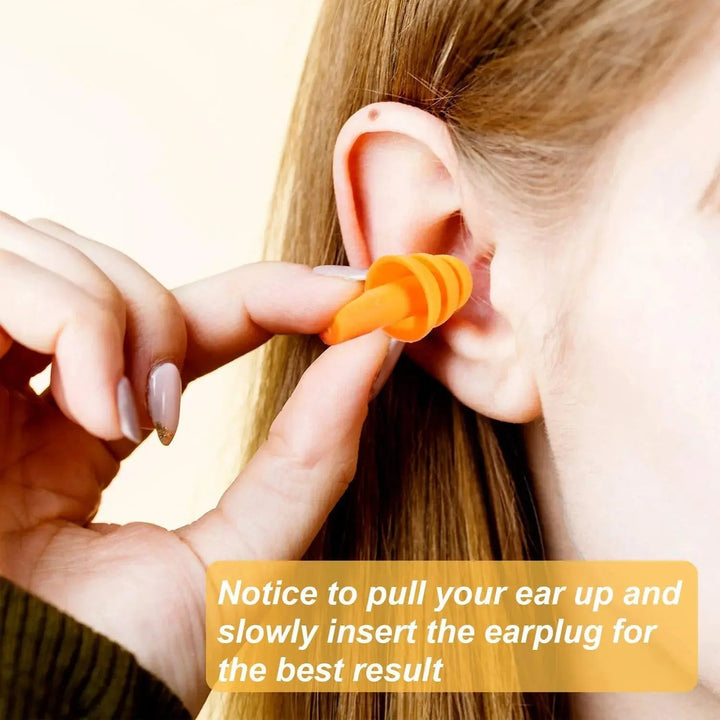 Moldable Silicone Earplugs with Cord for Sleeping and Swimming, Reusable Packs | Reusable Earplugs With Safety Cord | Earplugs