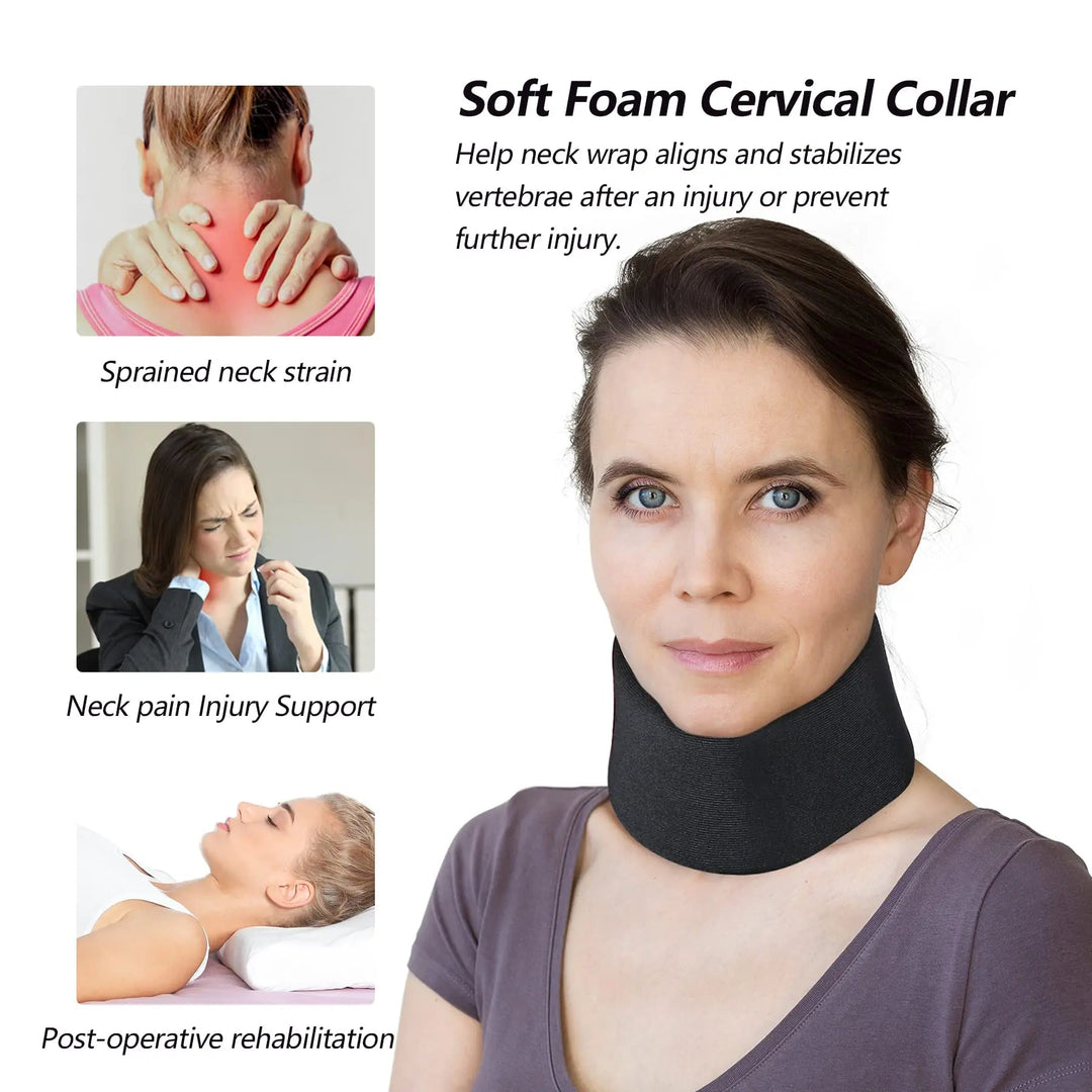 Adjustable Support Collar with Structured Padding for Resting and Sleep | Padded Collar for Reclined Rest | Support Collars