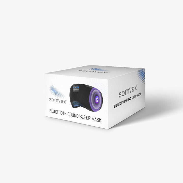 Adjustable Bluetooth Sleep Mask with Speakers for Side Sleepers and Travel | Darkness With Soothing Sound | Sleep Masks
