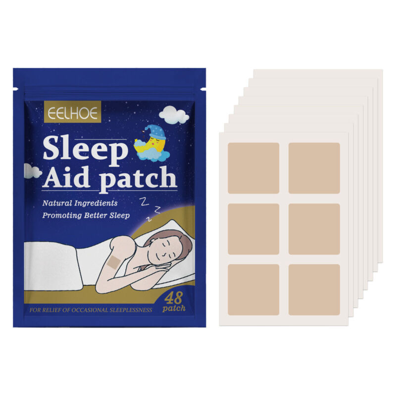 Bedtime Night Patches with Lavender, Chamomile and Melatonin, 48 Count | Night Patches for a Calmer Routine | Sleep Aids