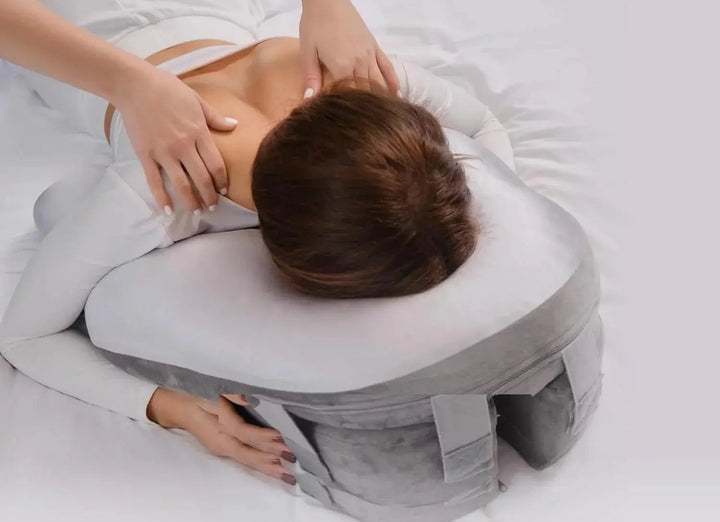 Dual-Sided Face Down Pillow for Prone Resting and Massage | Comfortable Face-Down Support | Specialty Pillows
