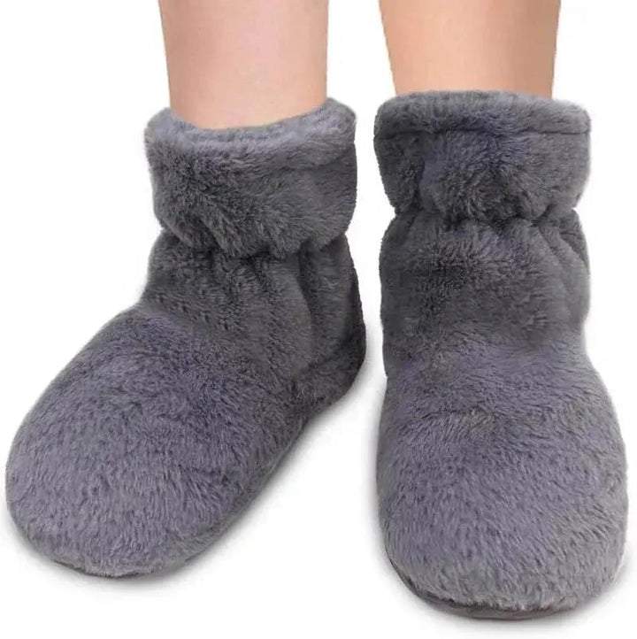 USB Heated Foot Warmer Slippers with Adjustable Heat | Plug-In Warmth for Cold Feet | Foot Warmers