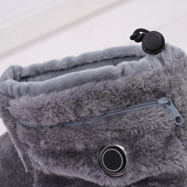 USB Heated Foot Warmer Slippers with Adjustable Heat | Plug-In Warmth for Cold Feet | Foot Warmers