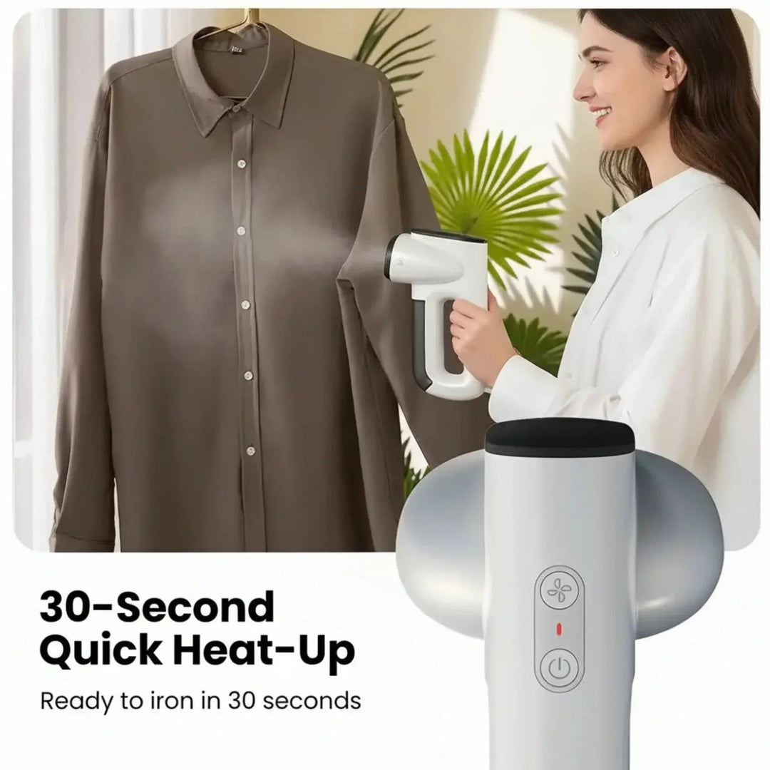 Handheld Vacuum Steamer for Clothes with 2300Pa Suction, 110-120V | One-Pass Garment Steamer | Garment Steamers