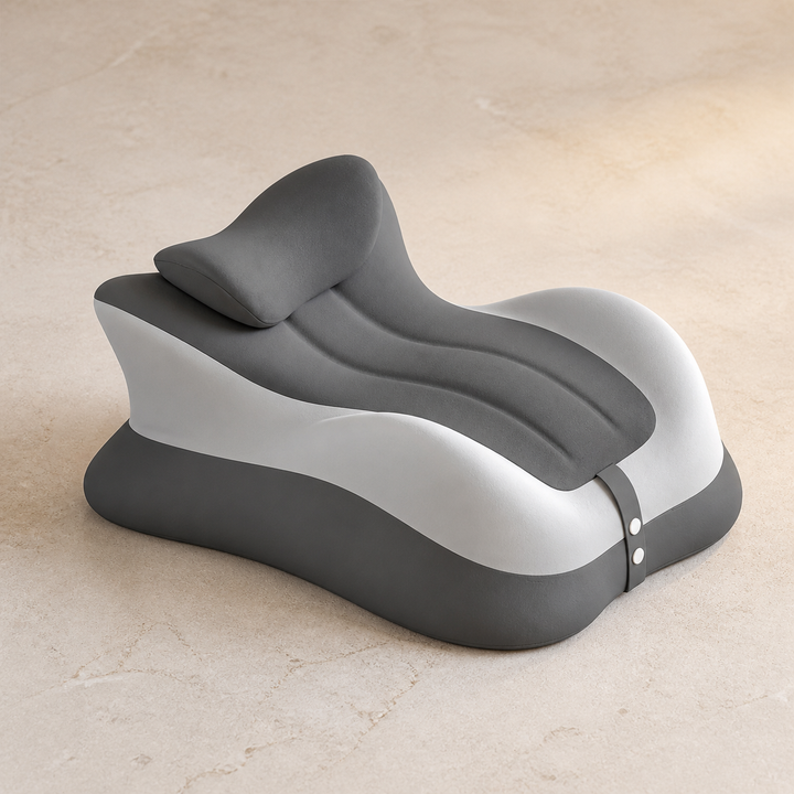 Memory Foam Prone Reading Pillow with Removable Headrest | Face-Down Reading in Comfort | Reading Pillows